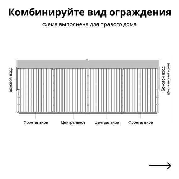 Ограждение веранды Деревянное, Серия ДубльДома: С4, Вид ограждения: Фронтальное, изображение 4